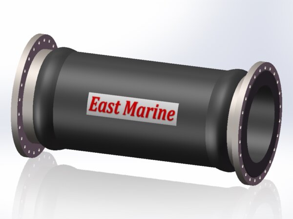 Discharge Rubber Hose with Steel Flange