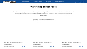 DuroMax - Water Pump Suction Hose