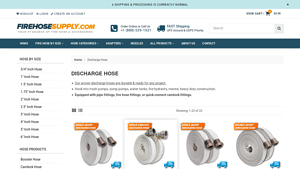 Fire Hose Supply - Durable Discharge Hose