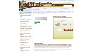 Gold Fever - Suction Hose for Dredging