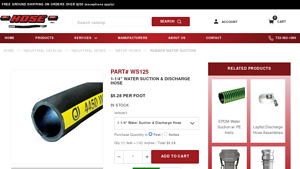 Jason Industrial - Rubber Water Suction