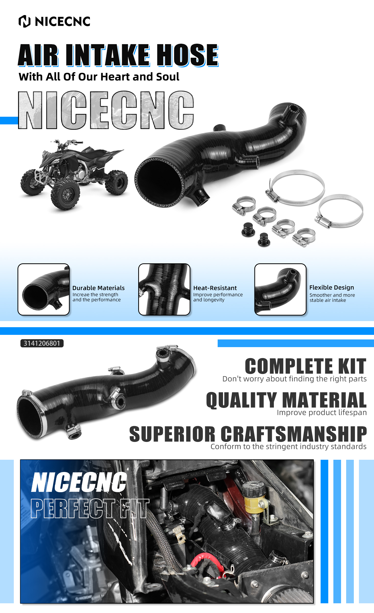 An application scenario or product detail of intake hose exporter - Image 24