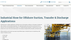 JW Roberts - Industrial Hoses for Offshore Applications