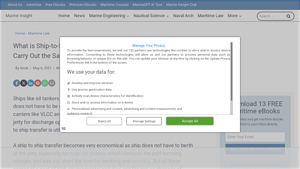 Marine Insight - Ship-to-Ship Transfer Essentials