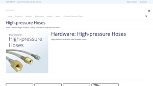 MH Oxygen - High-Pressure Flex Hoses