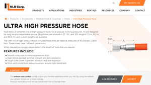 NLB Corp - Ultra High Pressure Hose