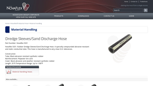 Novaflex - Dredge Sleeves/Sand Discharge Hose