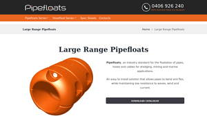 Pipefloats - Large Range Pipefloats