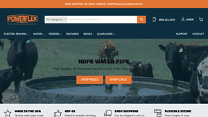 PowerFlex Fence - HDPE Water Pipe