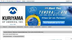 Kuriyama - Water Suction Industrial Rubber Hoses