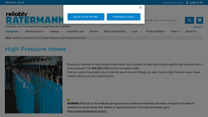 RMI Order - High Pressure Hoses
