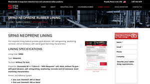 Salem Republic - SR960 Neoprene Rubber Lining