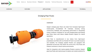 Sangir - Dredging Pipe Floats