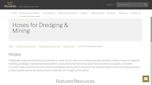 Trelleborg - Rubber Hoses for Material Handling
