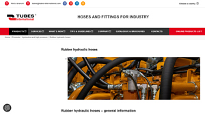 Tubes International - Rubber Hydraulic Hoses