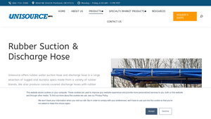 Unisource - Rubber Water Suction and Discharge Hose