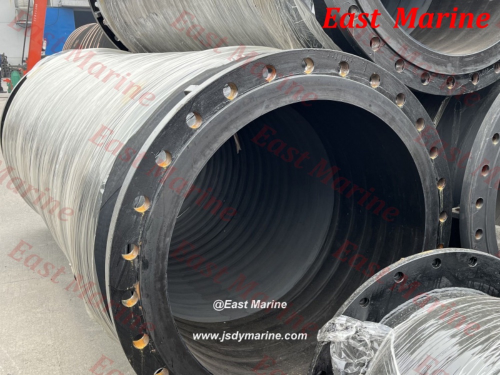 Armored Discharge Rubber Hose with Steel Flange - изображение 3